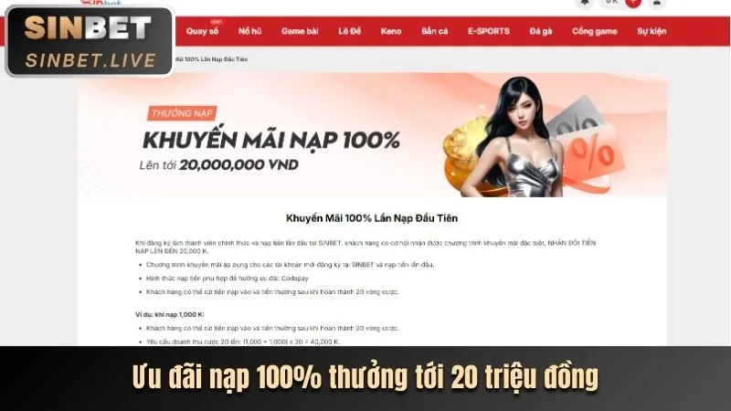 Ưu đãi nạp tiền hàng ngày acb8vip